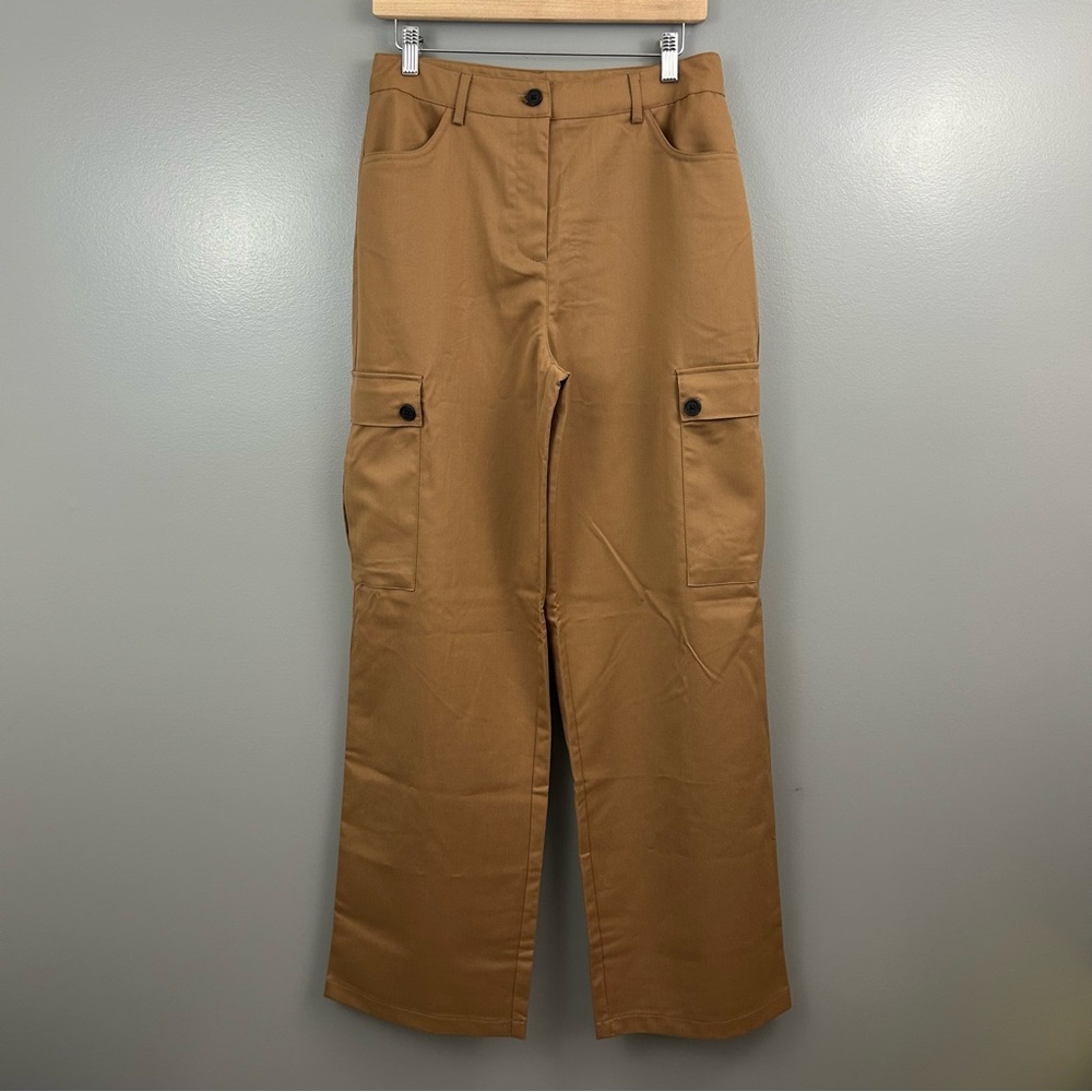 NWT Noisy May Wide Leg Cargo Pants Size Large - Picture 2 of 13